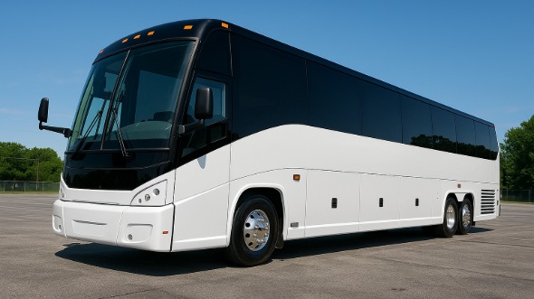 Exterior of Charter Bus Company Berwyn's 40 Passenger Party Bus in Berwyn