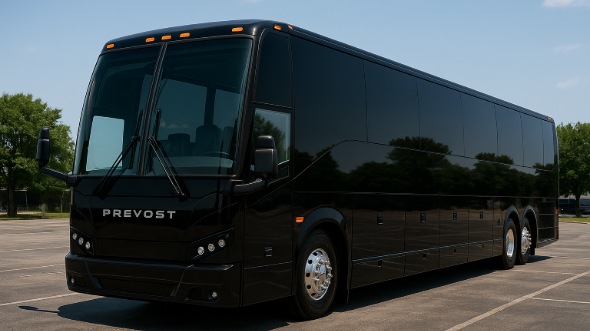 Exterior of Charter Bus Company Orland Park's 40 Passenger Party Bus in Orland Park